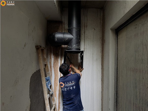 杭州首望瀾翠府別墅地下室丹麥Morso 101-11安裝.jpg