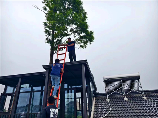 南京八卦洲別墅丹麥Morso 2140鑄鐵壁爐安裝.jpg