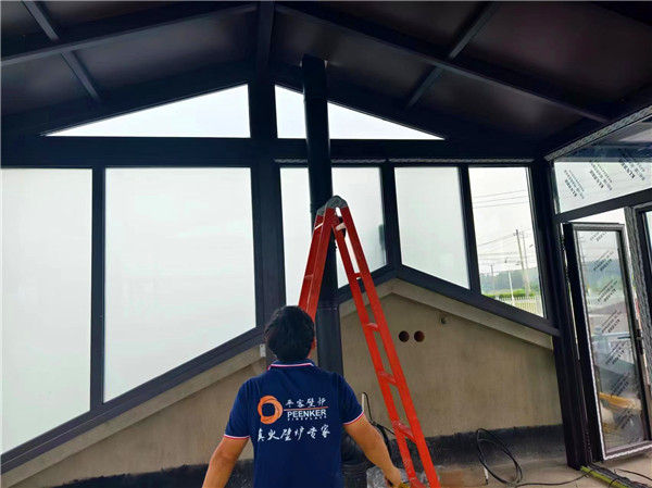 南京八卦洲別墅丹麥Morso 2140鑄鐵壁爐安裝.jpg