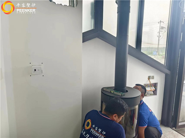 南京八卦洲別墅丹麥Aduro A17獨立火爐安裝.jpg