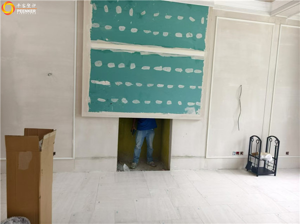 南京苜蓿園別墅丹麥Morso S101-11真火壁爐安裝.jpg