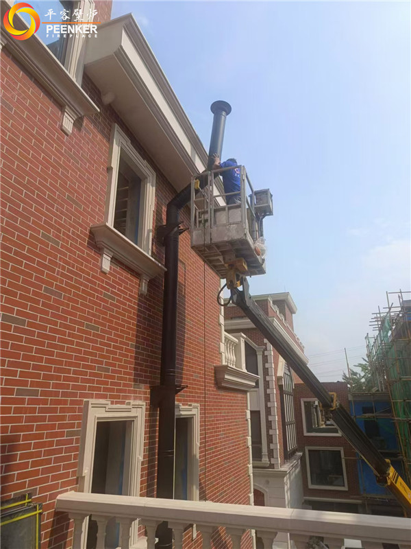 長沙爵世名邸別墅丹麥Morso 3640鑄鐵火爐安裝.jpg