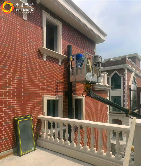 長沙爵世名邸別墅丹麥Morso 3640鑄鐵火爐安裝.jpg