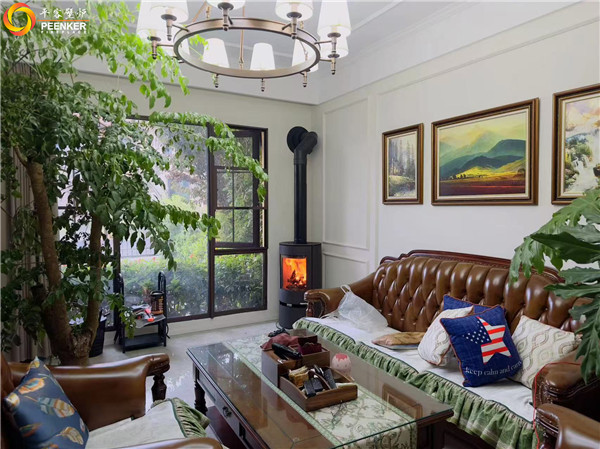 南京臥龍湖別墅丹麥Aduro A9.1鋼板火爐安裝.jpg