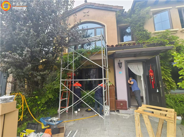 南京臥龍湖別墅丹麥Aduro A9.1鋼板火爐安裝.jpg