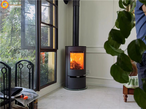 南京臥龍湖別墅丹麥Aduro A9.1鋼板火爐安裝.jpg