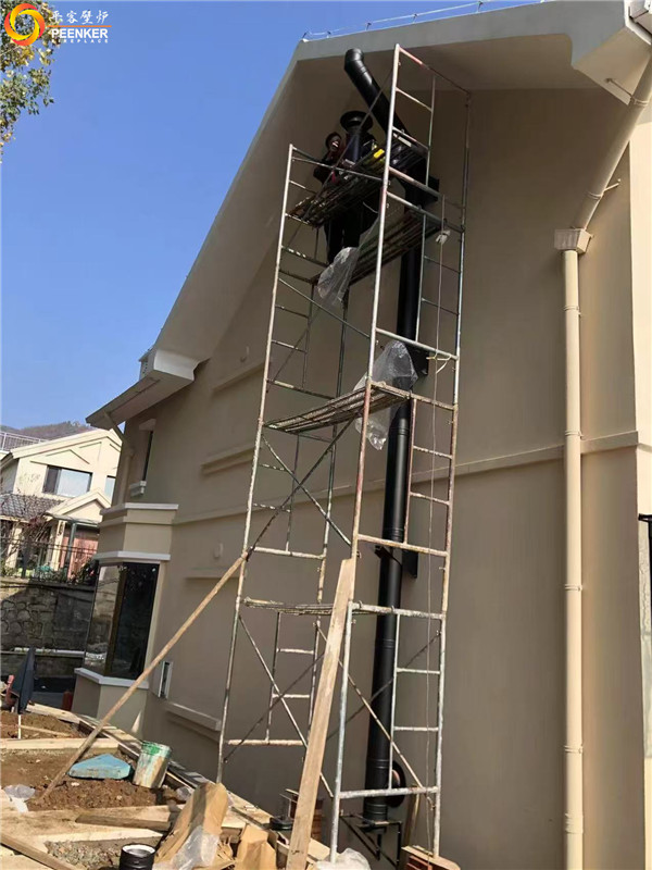 北京靜之湖休閑山莊丹麥Morso 5660嵌入壁爐安裝.jpg