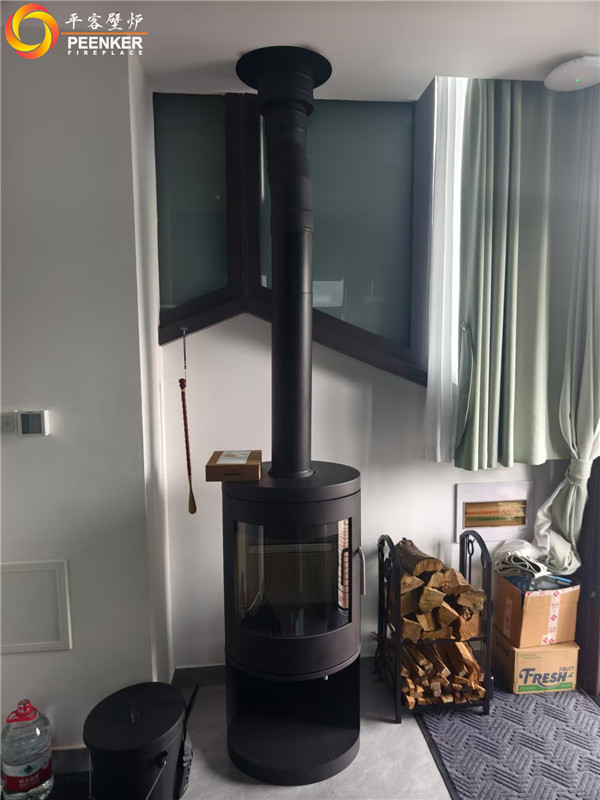 南京八卦洲別墅丹麥Morso 8643鑄鐵火爐安裝.jpg