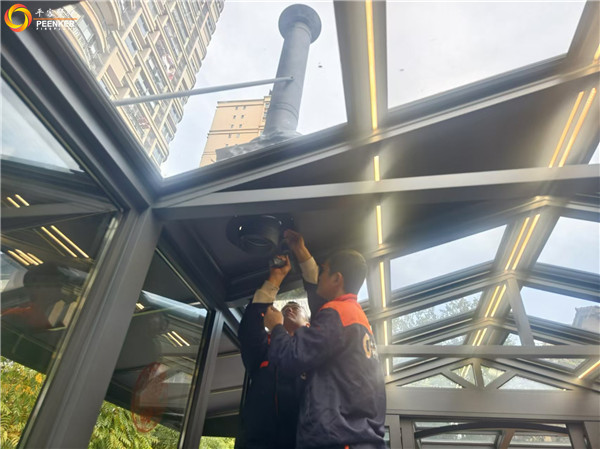 平客壁爐南京碧桂園別墅丹麥Aduro A17獨(dú)立火爐安裝.jpg