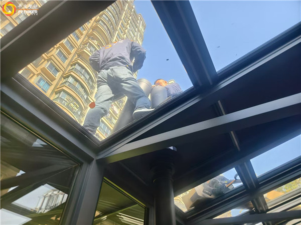 平客壁爐南京碧桂園別墅丹麥Aduro A17獨(dú)立火爐安裝.jpg