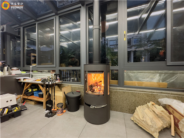 平客壁爐南京碧桂園別墅丹麥Aduro A17獨(dú)立火爐安裝.jpg