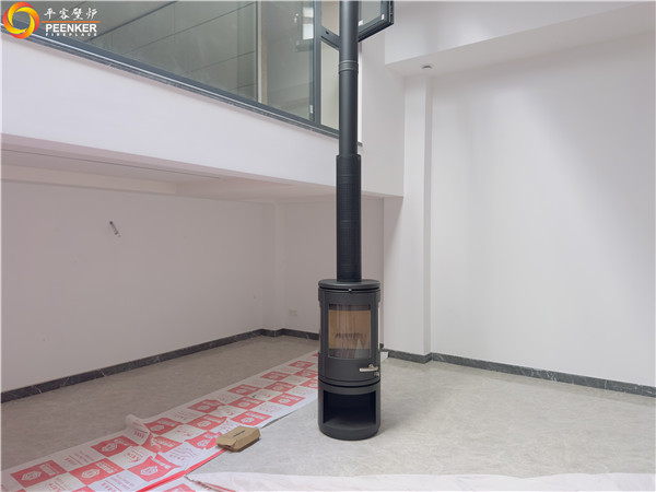 平客壁爐東營海欣盈園地下室丹麥Morso 7943火爐安裝.jpg