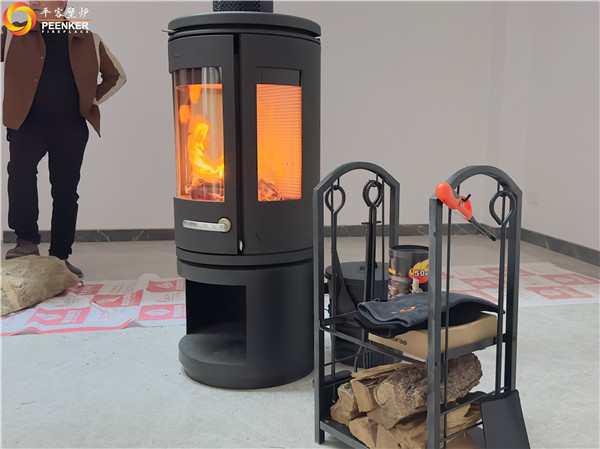 平客壁爐東營海欣盈園地下室丹麥Morso 7943火爐安裝.jpg