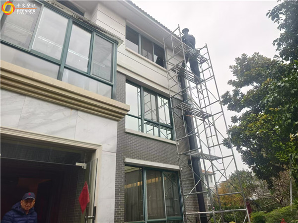 揚州別墅丹麥Morso 8893鑄鐵火爐安裝.jpg