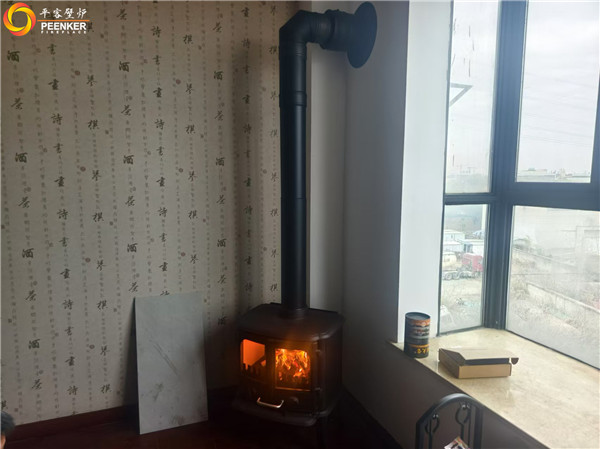 平客壁爐|揚(yáng)州辦公室丹麥Morso 2110鑄鐵火爐安裝.jpg