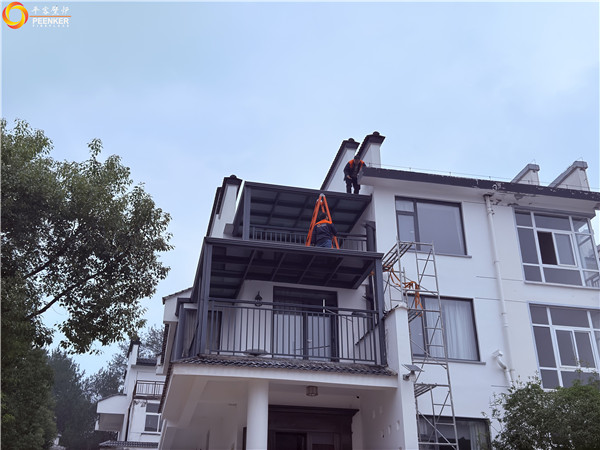 黃山北麓山莊別墅丹麥Aduro A17壁爐安裝.jpg