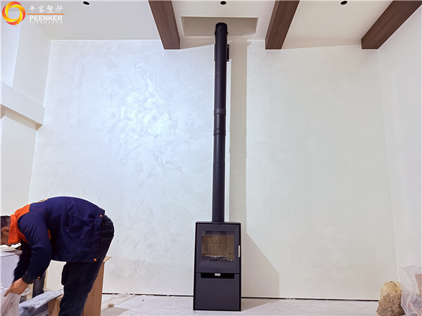 合肥建發(fā)雍龍府地下室丹麥Aduro A14壁爐安裝.jpg