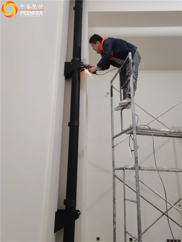 上海海上溪云別墅丹麥Morso 2140鑄鐵火爐安裝.jpg