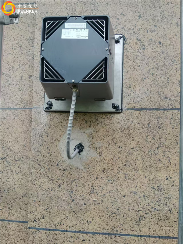 南京智康路臨街商鋪丹麥Aduro A14壁爐安裝.jpg