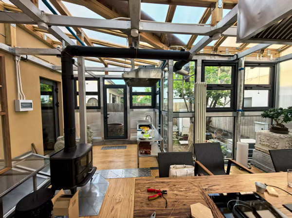 北京陽光房丹麥Morso 2110鑄鐵火爐安裝.jpg