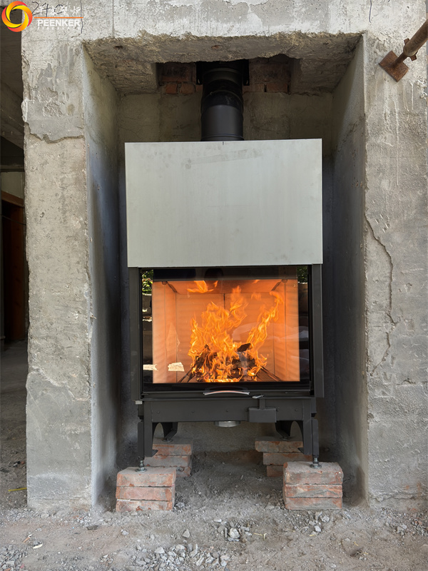 張家口原鄉(xiāng)美麗堅(jiān)別墅丹麥Morso S101-12壁爐安裝.jpg