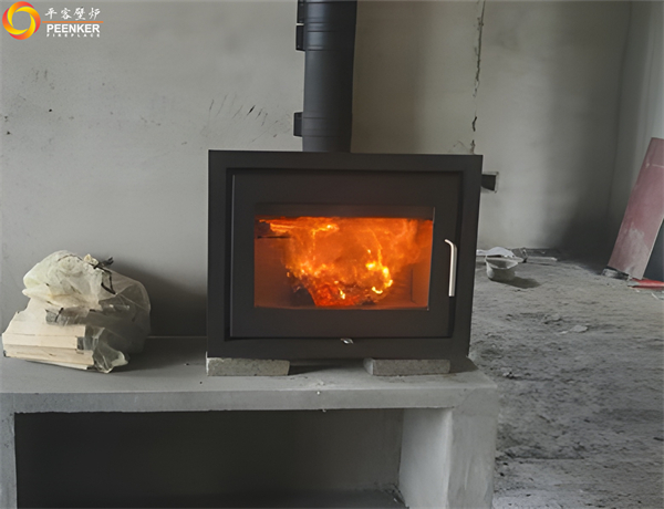 池州九華山自建別墅丹麥Morso 5660壁爐安裝.jpg