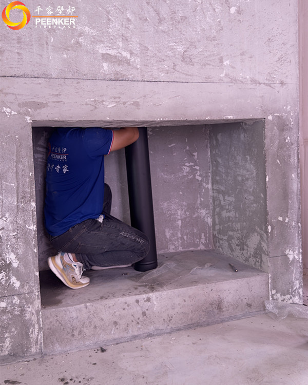 鎮(zhèn)江紫金7號丹麥Morso 5660嵌入壁爐安裝.jpg