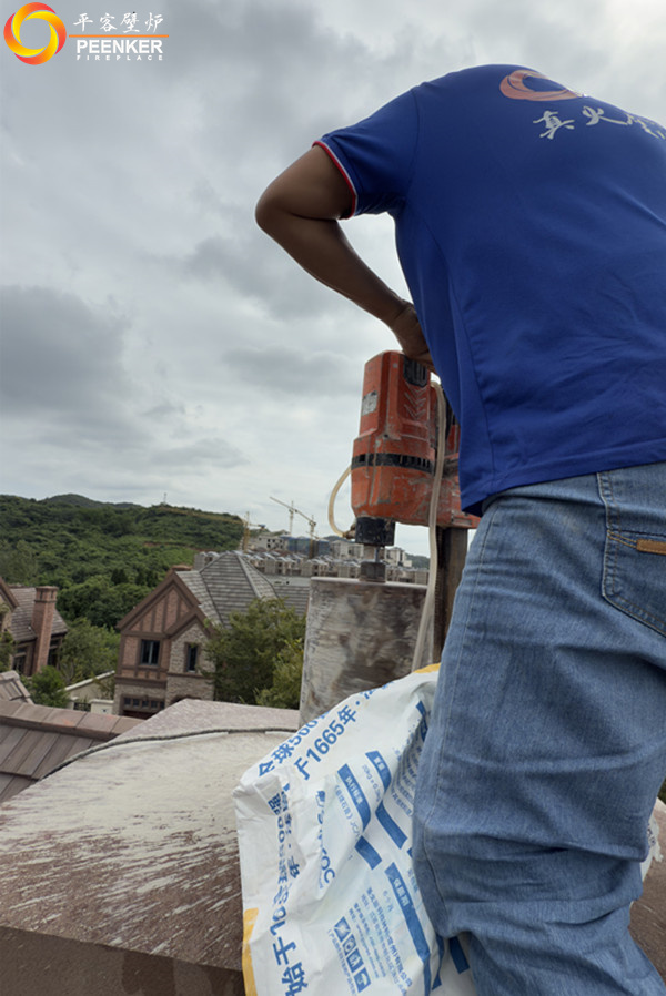 鎮(zhèn)江紫金7號丹麥Morso 5660嵌入壁爐安裝.jpg