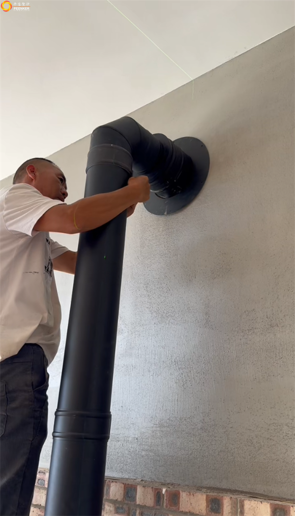 玉溪汐岸夏堤別墅丹麥Morso 2110鑄鐵火爐安裝.png