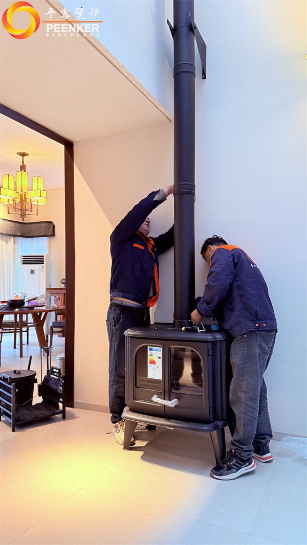 益陽(yáng)自建別墅丹麥Morso 3640對(duì)流火爐安裝.jpg