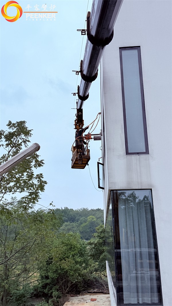 益陽(yáng)自建別墅丹麥Morso 2140鑄鐵火爐安裝.jpg