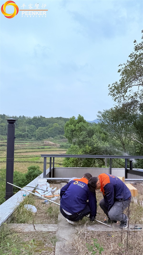 益陽(yáng)自建別墅丹麥Morso 2140鑄鐵火爐安裝.jpg