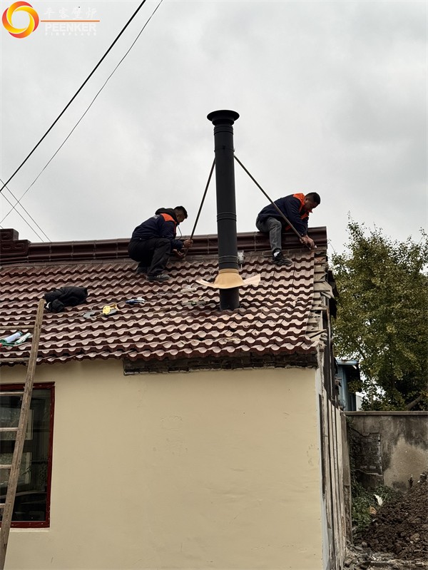 上海坦南村自建房丹麥Aduro 15LUX壁爐安裝.jpg