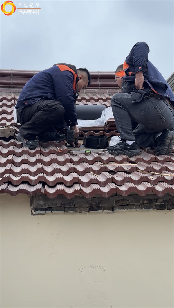 上海坦南村自建房丹麥Aduro 15LUX壁爐安裝.jpg