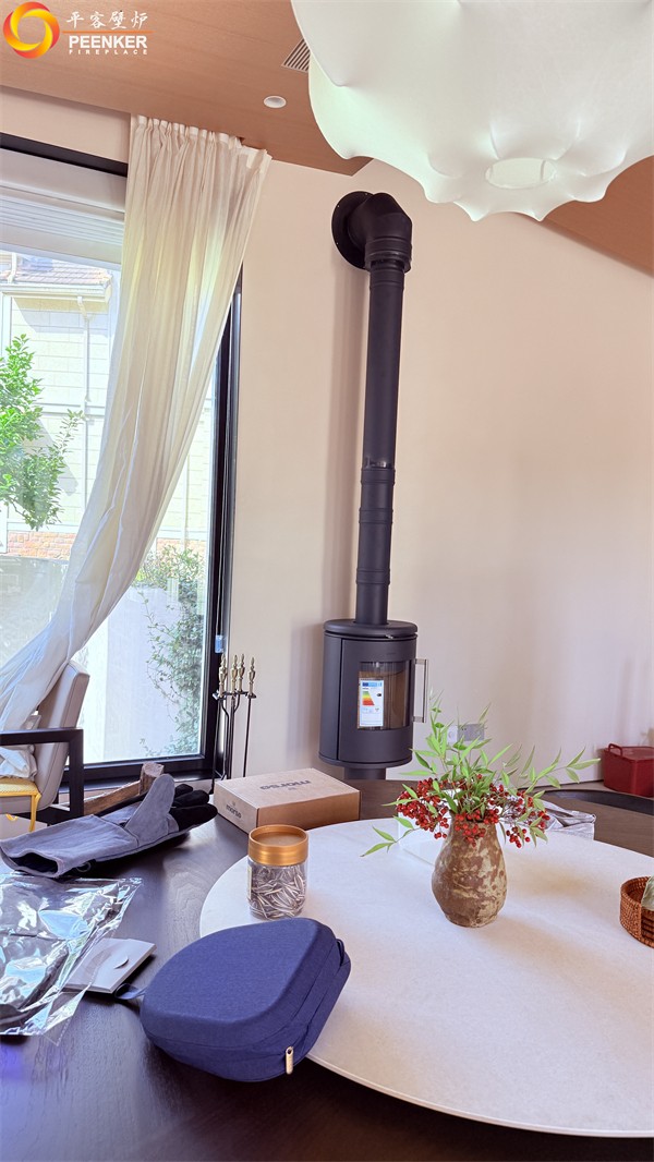 寧波湖山一品別墅丹麥Morso 6848壁爐安裝.jpg